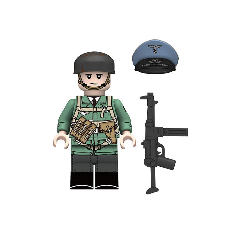 BF630 – German Fallschirmjäger | Custom Brick Figure