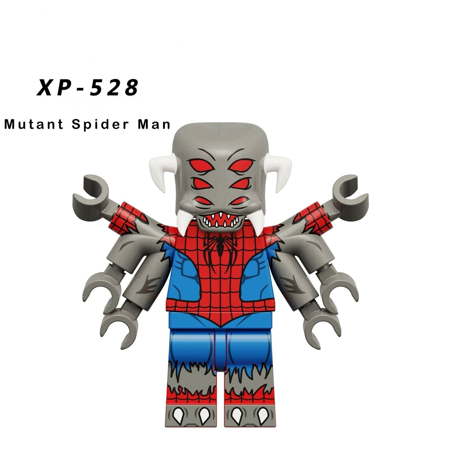 XP528 – Mutant Webslinger | Individuelle Klemmbausteinfigur