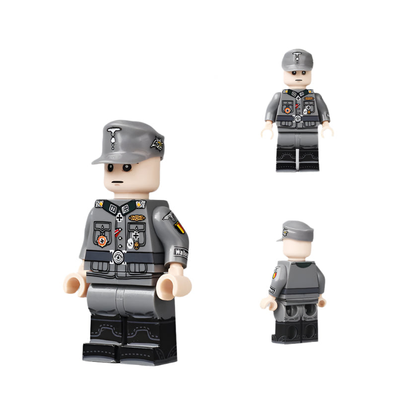 BF1939 – SS Obersturmbannführer | Custom Brick Figure