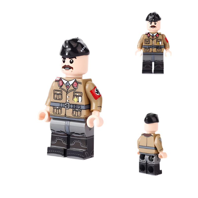 BF012 – National Socialist Motor Corps Officer | Custom Brick Figure
