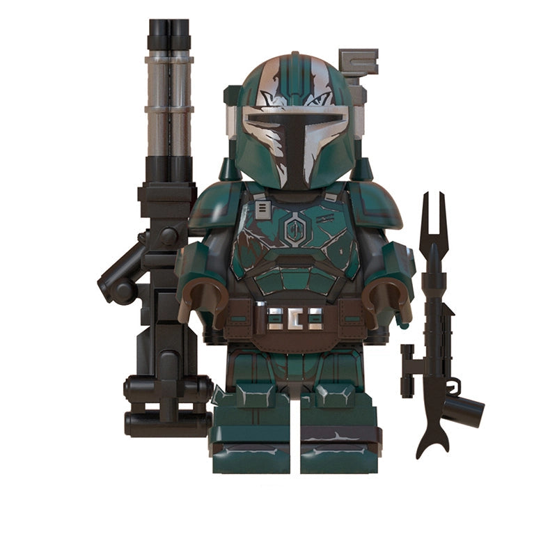 BF995 – Heavy Beskar Trooper | Custom Brick Figure