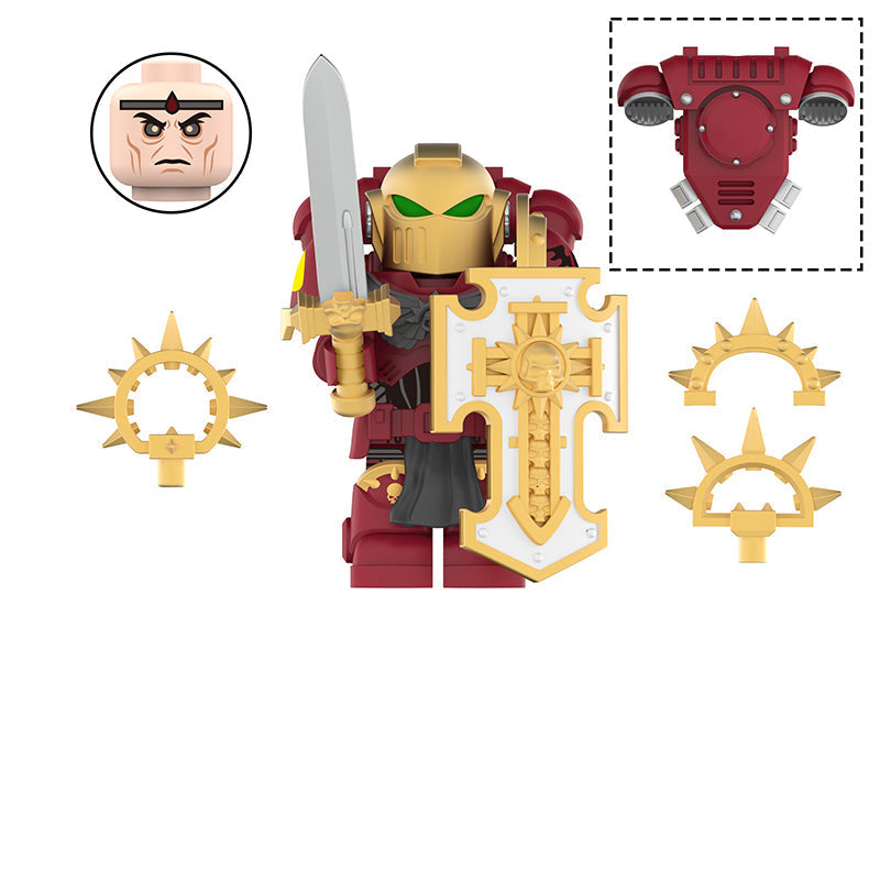 BF612 – Crimson Vanguard Veteran | Custom Brick Figure