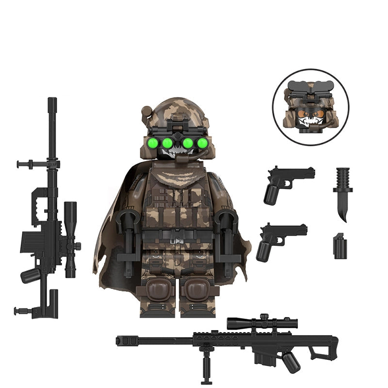 BF2599 – Deathmask Operative | Custom Brick Figure