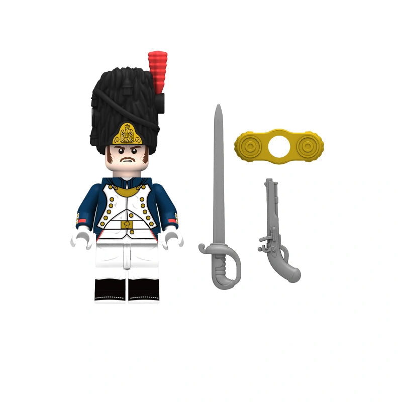 BF014 – Old Guard Grenadiers Officer | Custom Brick Figure