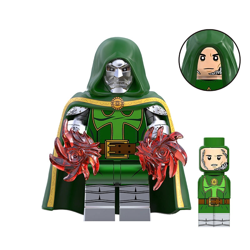 BF1114 – Masked Sorcerer Monarch | Custom Brick Figure