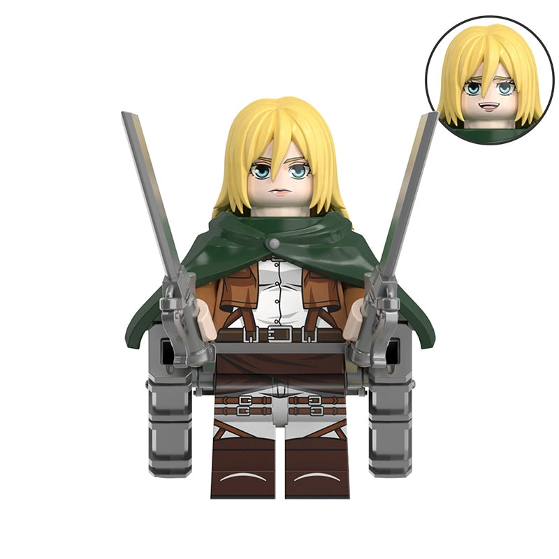 BF2581 – Blonde Royal Officer | Custom Brick Figure