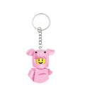 Pig Minifigure Keychain