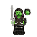 BF537 – Cosmic Green Huntress | Custom Brick Figure