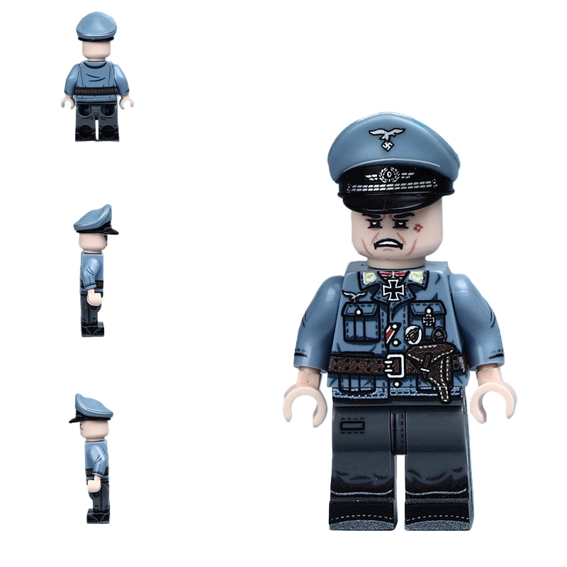 BF033 – Luftwaffe Officer | Custom Brick Figure