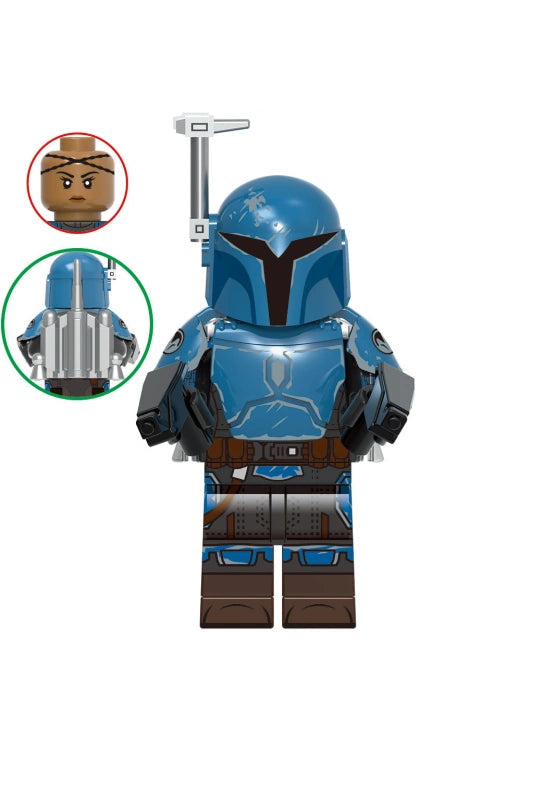 BF1958 – Azure Shield Enforcer | Custom Brick Figure