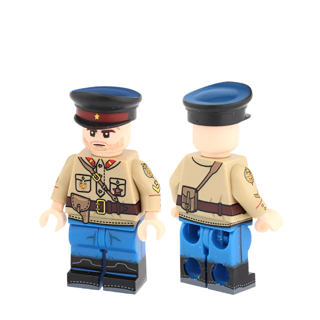 BF014 – Soviet Officer | Custom Brick Figure