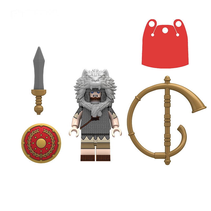 BF827 – Roman Trumpeter | Custom Brick Figure