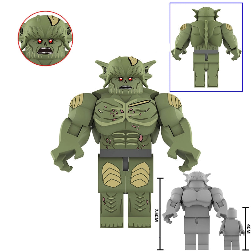 BF354 – Boneclad Rampager | Custom Brick Figure