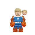 BF2308 – Flaming Hero | Custom Brick Figure