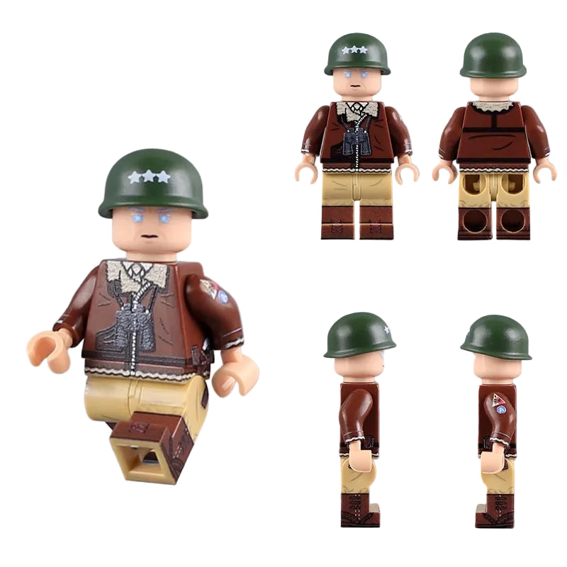BF061 – George S. Patton | Custom Brick Figure